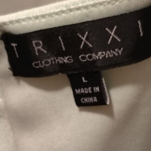 Trixxie Pastel Green Tiered Ruffle Cutout Mini Dress - Summer Wedding Guest - Picture 7 of 7